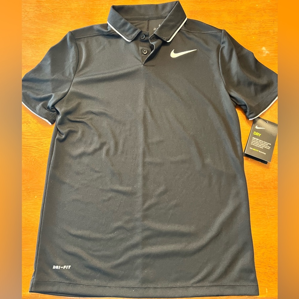 Nike Dri-Fit Boys Golf Shirt Size L